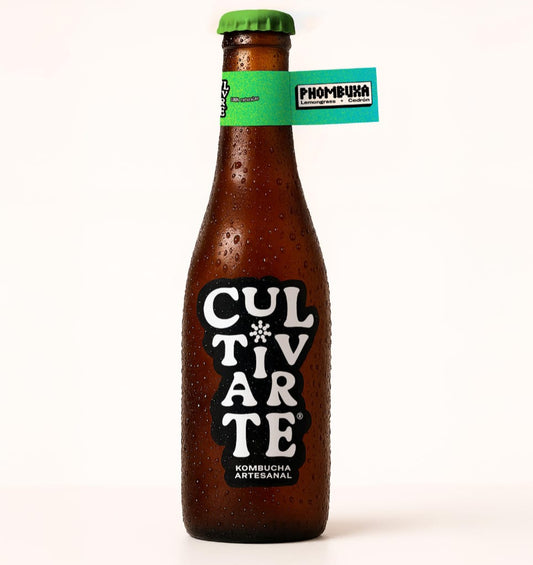 Kombucha Miel/Cedrón (330ml)