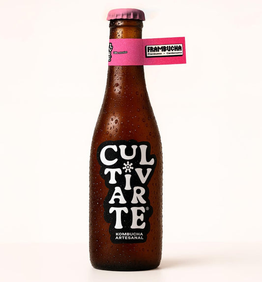 Kombucha Frambuesa/Cardamomo (330ml)