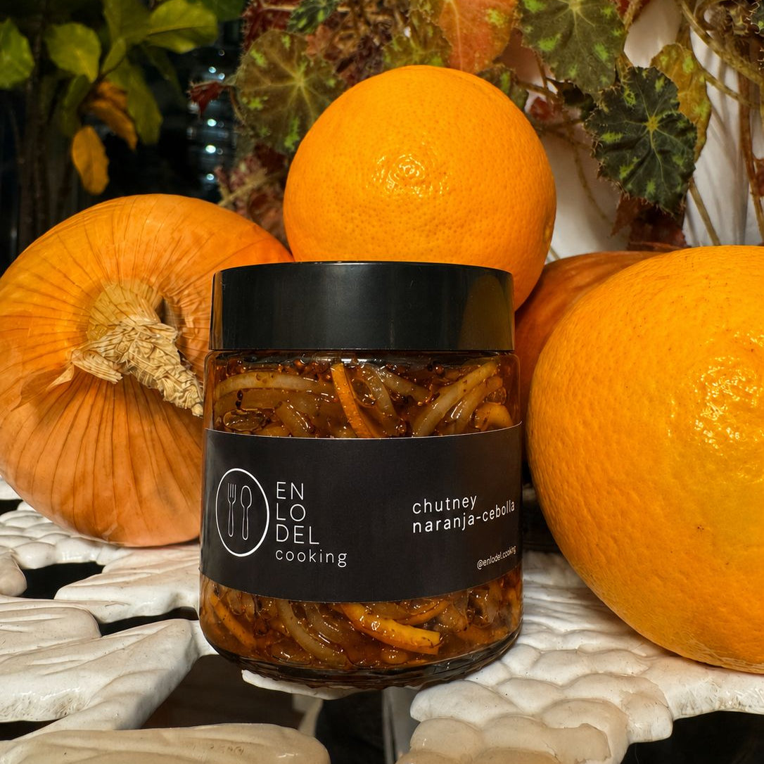 Chutney naranja-cebolla + Queso de Campo